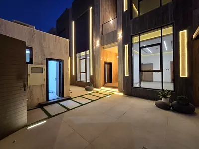 Luxury villa for rent in Al-Hawshi | First occupancy | 5 smart home rooms | Elegant design