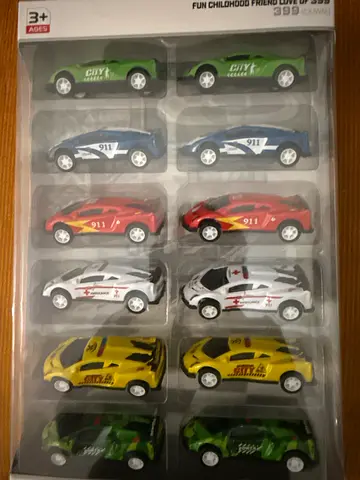 Set of 12 Toy Cars