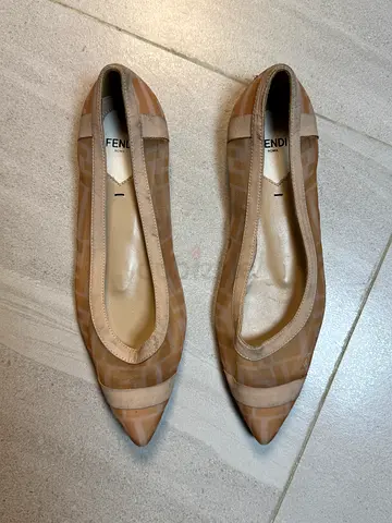 Fendi Colibrì FF mesh ballerina