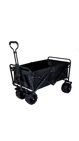 Folding Heavy-Duty Camping  Beach Wagon - Collapsible Utility Cart