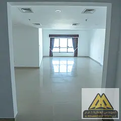 Available now for annual rent – Ajman Corniche Towers Luxury 3-bedroom apartment with a very spaci