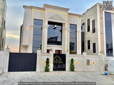 A luxurious classic villa in Al-Haliou 2 area with an elegant design and top-level finishes - freehold ownership - price includes registration