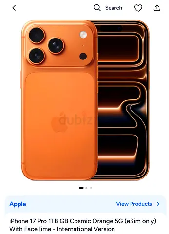 iPhone 17 pro 1Tera original brand new sealed in original box