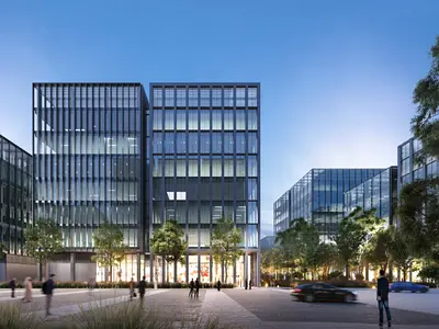 دور كامل | 13 مكاتب عوائد استثمار مضمونة بنسبة 8% من اليوم الأول بدون رسوم خدمات | مكاتب عالية الجودة ضمن مجتمع متكامل