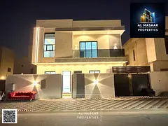A luxurious villa for sale, combining elegance, comfort, and an ideal location in one of Ajman's