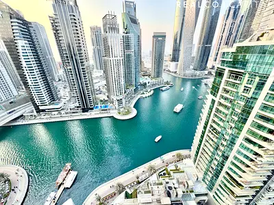 Fully Furnished | Marina Views | High-Floor 3BR Apartment
