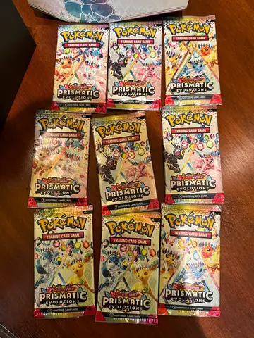 Pokémon Scarlet and violet prismatic evolution packs ETB