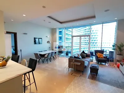 2 bed plus study Furnish in oceana Aegean in palm jumeriah with amazing sea views