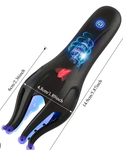 Handheld Electric Scalp Massager - Portable, Battery Powered