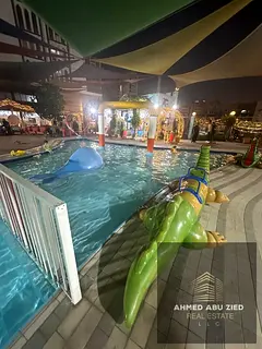 Luxury 1BR + living in Al Rashidiya 1 with gym, pool &amp; aqua park. Master room, built-in wardrobe