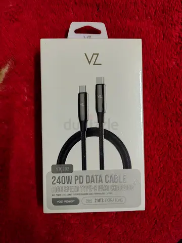 Voz 250W PD  DATA CABLE 2 mtr high speed  type c  charging cable for sale