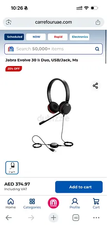 Jabra Evolve 30 II Duo USB/Jack Headset Brand new with Bags, Bulk available