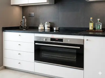 Bosch Built-in Electric Oven 90cm integrated model hy htc- Good Working Condition