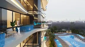 1BR Apartment | Samana Barari Views 2 | Pool &amp; Park View | Balcony with Pool Access