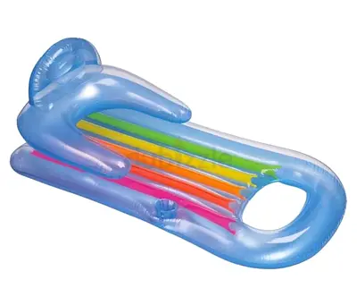 Intex inflatable pool lounger with headrest