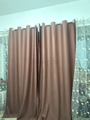 Used curtains and rods