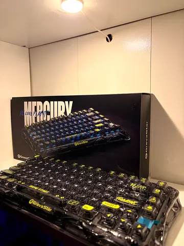 Gravastar Mercury K1 Lite 75% Wireless Mechanical Gaming Keyboard — Under Warranty