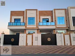 Townhouse For Sale At Ajman| Al Yasmeen Area| 5 master rooms, majlis, hall, roof | Freehold For All