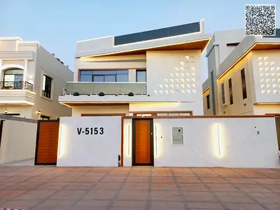 فيلا تصميم هندسي فرعوني حديث - مع مسبح  - تملك حر -  شامل الرسوم والتملك