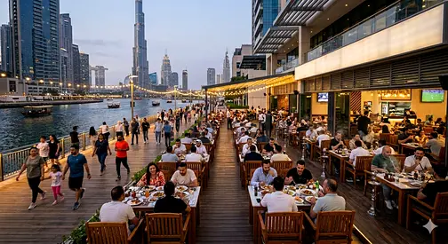 Prime Restaurant  Shisha Lounge for Sale in Business Bay | Burj Khalifa View | Low Rent | Fully Equ