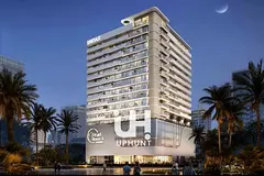 Furnished 1BR Apartment | Pearl House 4 JVC | Skyline &amp; Sea Views | Balcony &amp; Pool Access | 