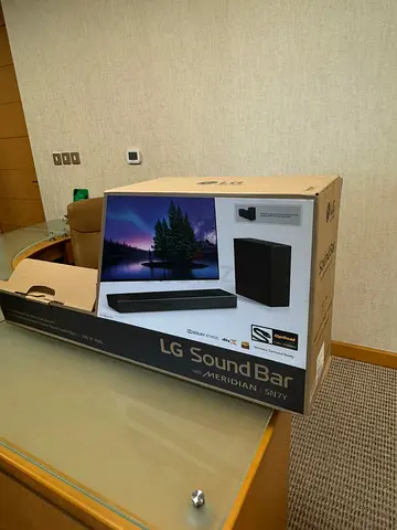 My LG Meridian SN7Y Soundbar with Wireless Subwoofer (Boxed)