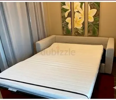 Light grey vimle 2-seater sofa bed, gently used