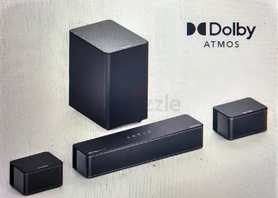 ULTIMRA Poseidon D60 Dolby Atmos soundbar home theater system with subwoofer and rear speakers