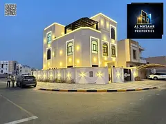 Opportunity to own a villa in Al Amerah - Ajman, including registration fees, with a prime location
