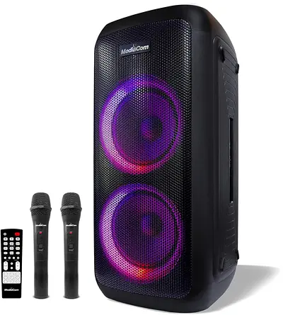 Mediacom Party Speaker with 2 Wireless Microphone
