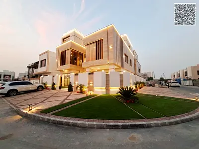 تشطيب شخصى فيلا 3 طوابق زاوية شارعين مع مصعد شاملة الرسوم