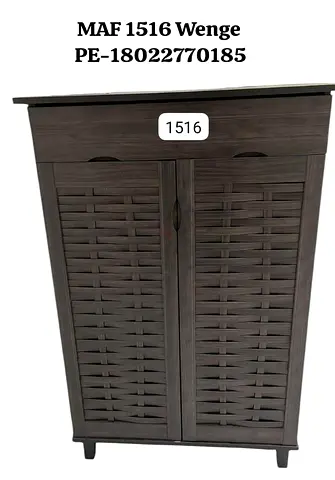 Wood Shoes wardrobe Rack 2 door + drawer
