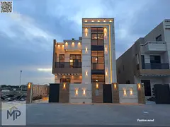 Villa on a main road| large front setback| ajman| al helio2|0 registration fees| negotiable price| f