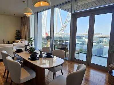 Modern Upgraded Home | Vacant | Ain Dubai & JBR Skyline Views