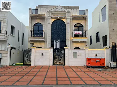 امتلك فيلا طابقين مع روف تصميم كلاسيك تشطيب الترا سوبر لوكس بسعر شامل رسوم التسجيل والتمليك موقع مميز مقابل السفير مول وقريب لشارع الشيخ محمد بن زايد