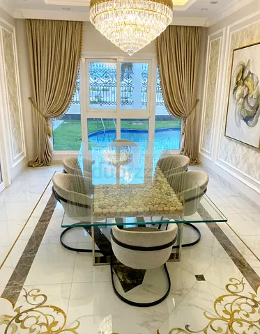 Marina home Premium luxury Daning table with chairs