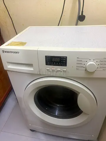 WEST-POINT FRONT-LOAD WASHING  MACHINE ⚪️ - WORKING CONDITION 👍