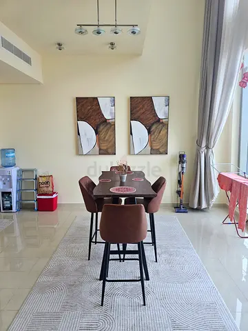 Stylish Dining Table Set with Modern Chairs