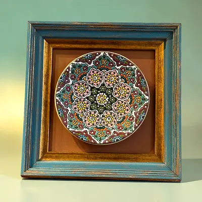 Framed Decorative Plate