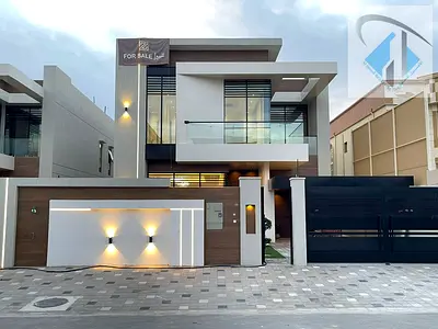 A villa with a price including electricity, water and air conditioning on the main street, ready to move in, in the most prestigious areas of Ajman. F