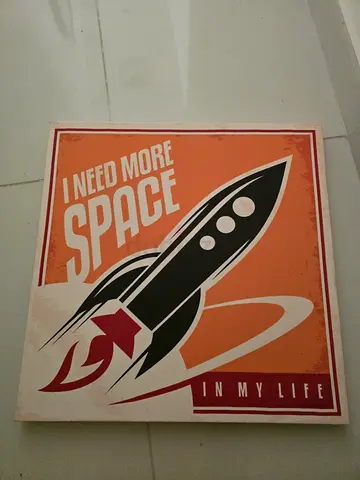 I Need More Space in My Life Wall Art