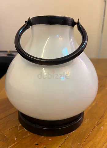 Stylish White candle holder for decor