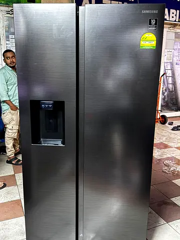 Samsung Side-by-Side Refrigerator with Water/ Ice Dispenser (Stainless Steel)