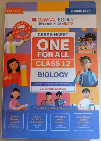 Oswaal Books CBSE  NCERT One For All Class 12 Biology