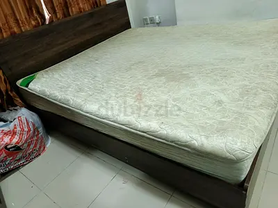 Wooden Bed with Mattress for Sale