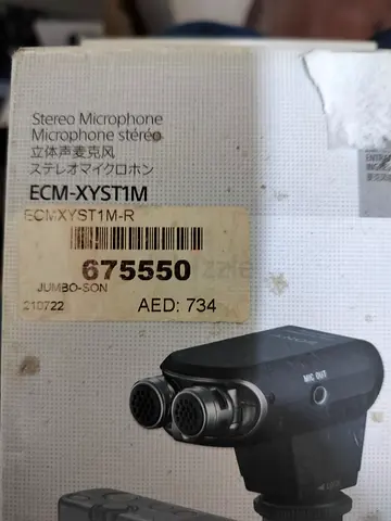 Brand New ECM-XYST1M Stereo Microphone AED 250