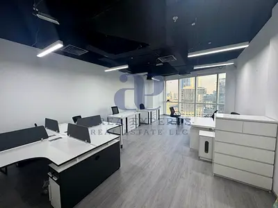 Top Floor | Stunning Waterfront Office | Business Bay