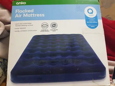 Queen Size Flocked Air Mattress for Comfortable Sleeping