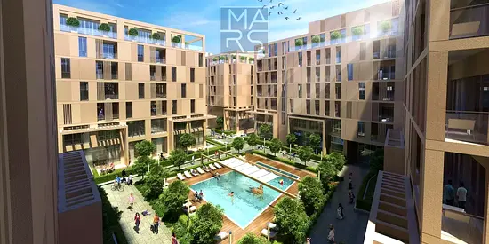 Modern Studio with Balcony in Prime Location | Al Mamsha, Sharjah
