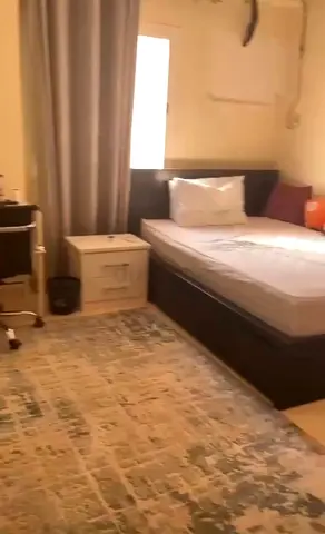 Spacious and fully furnished master bedroom available in a clean and quiet apartment for Lady.